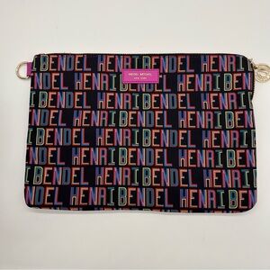 Henri Bendel x Steve Wilson collab - Large cosmetics pouch/ clutch